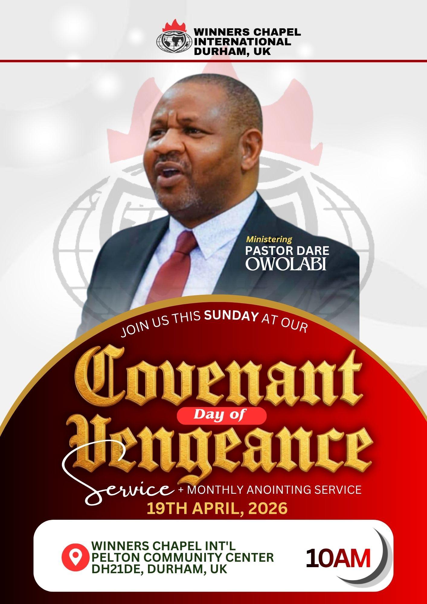Covenant Day of Vengeance Flyer